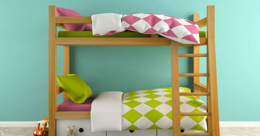 Part of Interior with Bunk Bed 3D Rendering⁠
