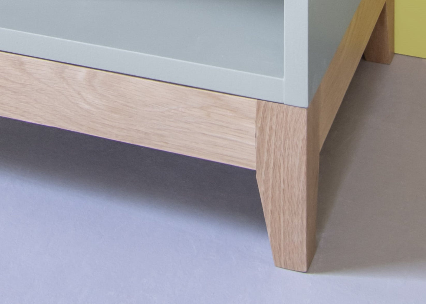 Oak footpiece (leg) for Hydra & Gem side table - The Room